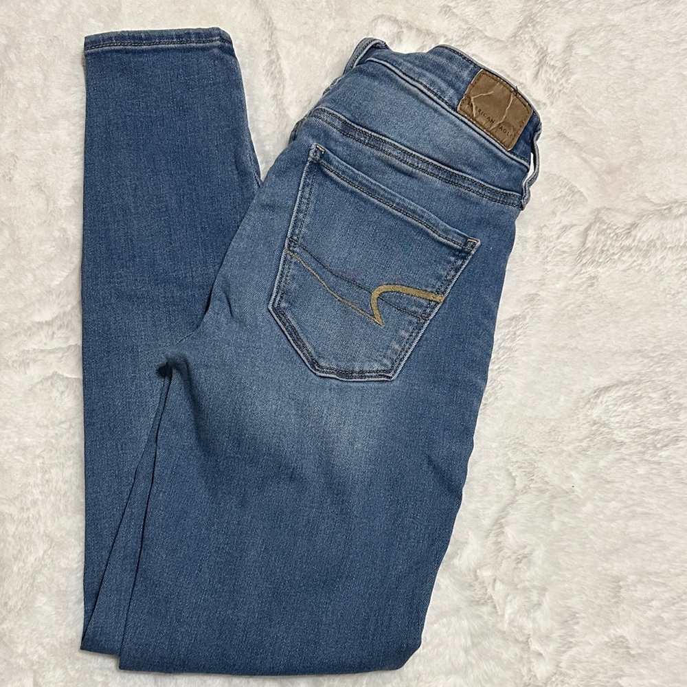 American Eagle Outfitters Blue Denim Jeggings